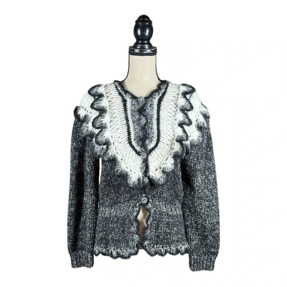 Vintage Samantha Starr WhimsyGoth Bohemian Cottagecore Cardigan Sweater